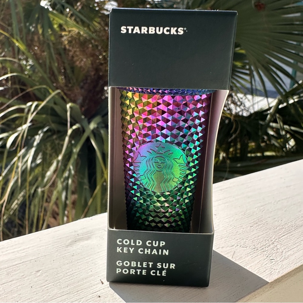 Starbucks Key Chain Ornament Oil Studded Cold Cup Key Chain Unopened…